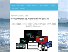 Tablet Screenshot of nextwavemobileapps.com